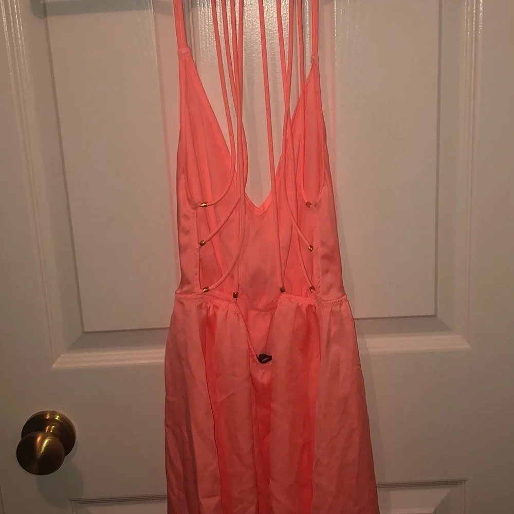 Brand new w/tags Victoria’s Secret nighty/lingerie coral pink size small - Picture 2 of 10